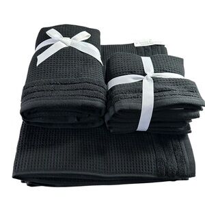 NEW Hotel Balfour OVERSIZED CAVIAR BATH TOWEL 9 Piece Set